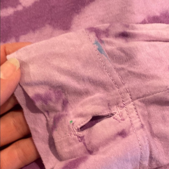 Zella Kids Purple Tie-Dye Long Sleeve Tee - Picture 9 of 9